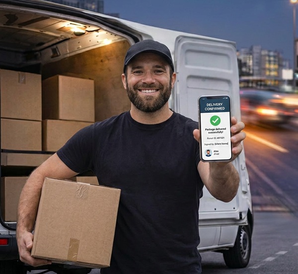 Loadango driver using the app